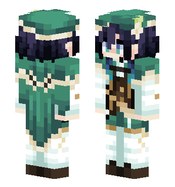 温迪 · 来源 skin.mualliance.ltd#1109 的 Minecraft 皮肤 预览图