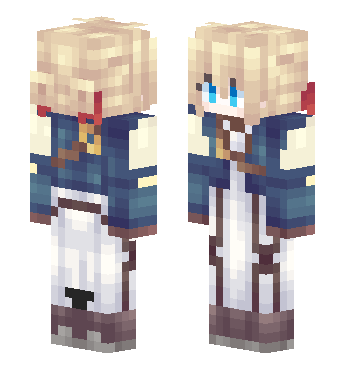 薇尔莉特 · 来源 skin.mualliance.ltd#204 的 Minecraft 皮肤 预览图