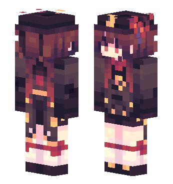 hutao · 来源 skin.mualliance.ltd#355 的 Minecraft 皮肤 预览图