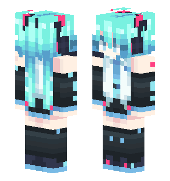 hatsunemiku · 来源 skin.mualliance.ltd#2286 的 Minecraft 皮肤 预览图