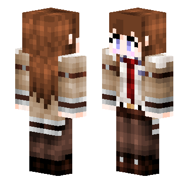 牧濑红莉栖 · 来源 skin.mualliance.ltd#9 的 Minecraft 皮肤 预览图
