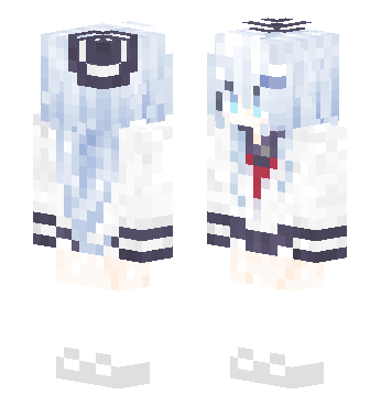 白JK · 来源 skin.mualliance.ltd#26 的 Minecraft 皮肤 预览图