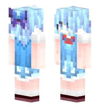琪露诺 364f9622483acd46 · 来源 skin.mualliance.ltd#384 的 Minecraft 皮肤 预览图