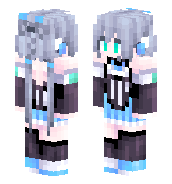 vsinger洛天依 · 来源 skin.mualliance.ltd#971 的 Minecraft 皮肤 预览图