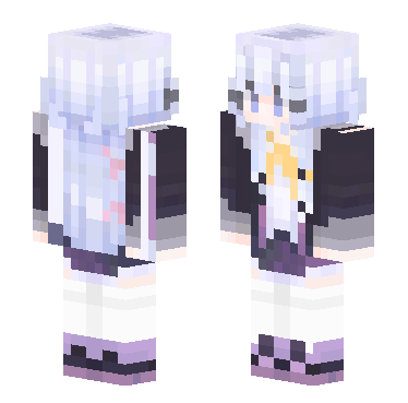 伊蕾娜皮肤2版白丝版 · 来源 skin.mualliance.ltd#1525 的 Minecraft 皮肤 预览图
