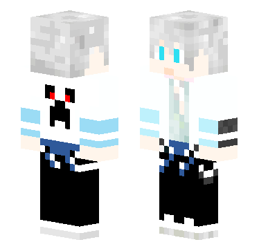 白偶 · 来源 skin.mualliance.ltd#207 的 Minecraft 皮肤 预览图
