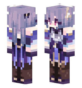 刻晴 · 来源 skin.mualliance.ltd#239 的 Minecraft 皮肤 预览图