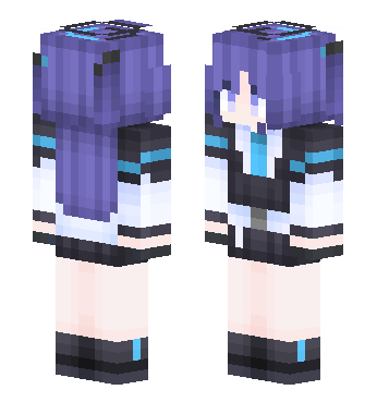 碧蓝档案-早濑优香? · 来源 skin.mualliance.ltd#742 的 Minecraft 皮肤 预览图