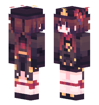 原神-胡桃 · 来源 skin.mualliance.ltd#797 的 Minecraft 皮肤 预览图