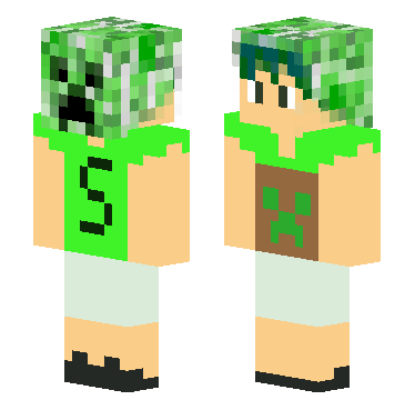 Man in Creeper · 来源 skin.mualliance.ltd#152 的 Minecraft 皮肤 预览图