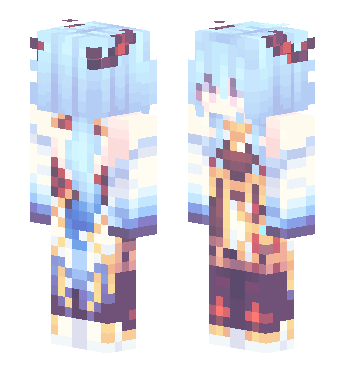 原神 甘雨cd20c09b2550035f · 来源 skin.mualliance.ltd#397 的 Minecraft 皮肤 预览图