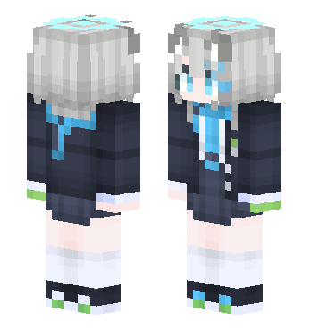 Blue Archive-Sunaook · 来源 skin.mualliance.ltd#1320 的 Minecraft 皮肤 预览图