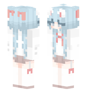 蓝发猫娘 97d8555e8410e3ba · 来源 skin.mualliance.ltd#398 的 Minecraft 皮肤 预览图