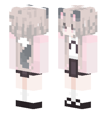 JK-粉-猫耳 · 来源 skin.mualliance.ltd#3064 的 Minecraft 皮肤 预览图