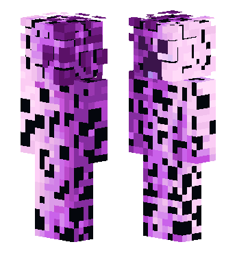 3D_creeper_lavender · 来源 skin.mualliance.ltd#715 的 Minecraft 皮肤 预览图