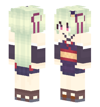 丛雨重置版 · 来源 skin.mualliance.ltd#1529 的 Minecraft 皮肤 预览图
