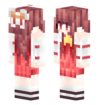 博丽灵梦 · 来源 skin.mualliance.ltd#2591 的 Minecraft 皮肤 预览图