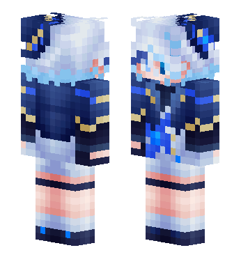 芙宁娜（转） · 来源 skin.mualliance.ltd#4103 的 Minecraft 皮肤 预览图