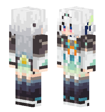 流萤 · 来源 skin.mualliance.ltd#1940 的 Minecraft 皮肤 预览图