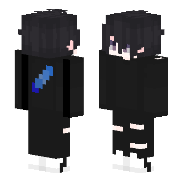 黑衣少年 · 来源 skin.mualliance.ltd#3954 的 Minecraft 皮肤 预览图
