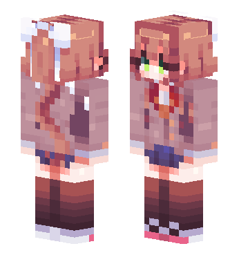 Monika莫妮卡 (1) · 来源 skin.mualliance.ltd#4137 的 Minecraft 皮肤 预览图
