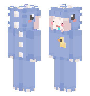 瞌睡恐龙睡衣 · 来源 skin.mualliance.ltd#4418 的 Minecraft 皮肤 预览图