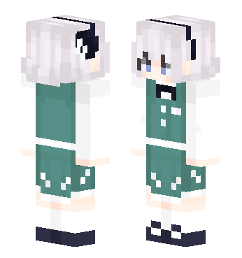 Youmu · 来源 skin.mualliance.ltd#41 的 Minecraft 皮肤 预览图