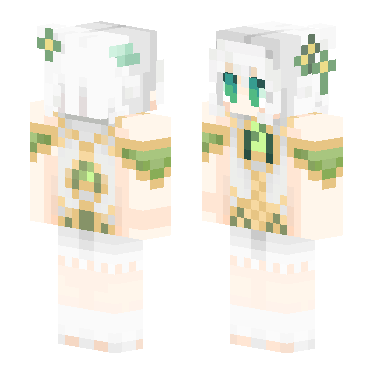 Nahida · 来源 skin.mualliance.ltd#963 的 Minecraft 皮肤 预览图