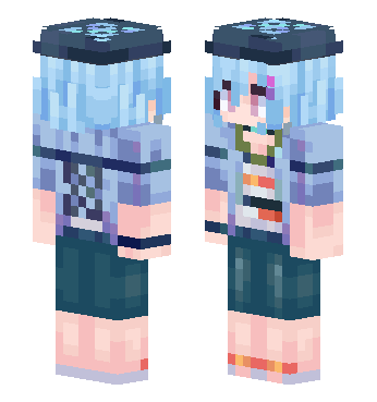 水月泳装 · 来源 skin.mualliance.ltd#1340 的 Minecraft 皮肤 预览图