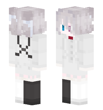 ShiroMiku(自制) · 来源 skin.mualliance.ltd#1396 的 Minecraft 皮肤 预览图