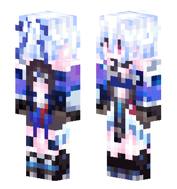 崩坏：星穹铁道-镜流 · 来源 skin.mualliance.ltd#1699 的 Minecraft 皮肤 预览图