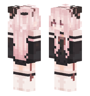 [ETF]眼睛发光+眨眼 粉色 · 来源 skin.mualliance.ltd#3246 的 Minecraft 皮肤 预览图