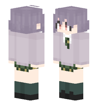 高松灯 · 来源 skin.mualliance.ltd#4145 的 Minecraft 皮肤 预览图
