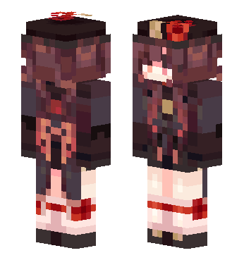 原神 胡桃 (1) · 来源 skin.mualliance.ltd#5687 的 Minecraft 皮肤 预览图