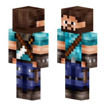 survival_steve_edited · 来源 skin.mualliance.ltd#153 的 Minecraft 皮肤 预览图