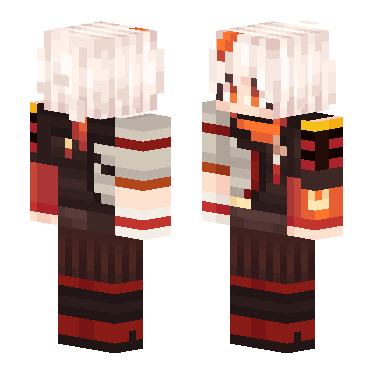 枫原万叶 · 来源 skin.mualliance.ltd#1352 的 Minecraft 皮肤 预览图