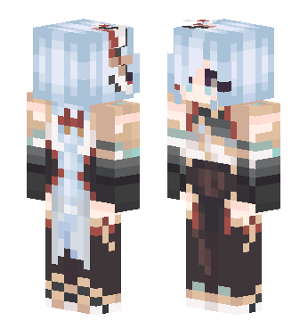 申鹤 · 来源 skin.mualliance.ltd#666 的 Minecraft 皮肤 预览图