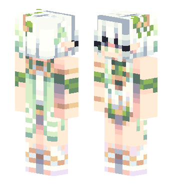 纳西妲宝 · 来源 skin.mualliance.ltd#1214 的 Minecraft 皮肤 预览图