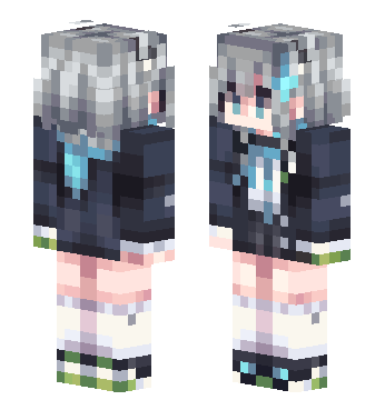 BA白子 · 来源 skin.mualliance.ltd#1299 的 Minecraft 皮肤 预览图