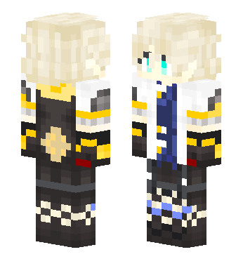 原神-阿贝多 · 来源 skin.mualliance.ltd#1315 的 Minecraft 皮肤 预览图
