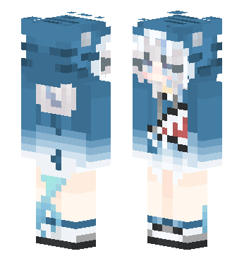 鲨鱼（原版） · 来源 littleskin.cn#116831 的 Minecraft 皮肤 预览图