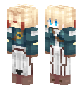 [紫罗兰永恒花园]薇尔莉特 · 来源 littleskin.cn#7916 的 Minecraft 皮肤 预览图