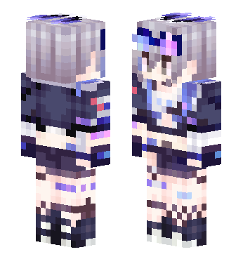 崩坏：星穹铁道（银狼） · 来源 littleskin.cn#264121 的 Minecraft 皮肤 预览图