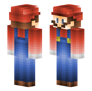 马里奥 · 来源 littleskin.cn#18 的 Minecraft 皮肤 预览图