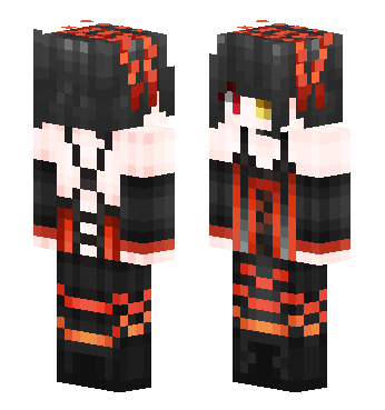 时崎狂三 · 来源 littleskin.cn#15330 的 Minecraft 皮肤 预览图
