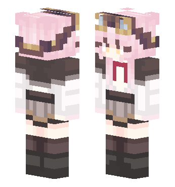 永雏塔菲动态眼睛 · 来源 littleskin.cn#615623 的 Minecraft 皮肤 预览图