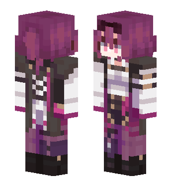 崩坏：星穹铁道（卡芙卡） · 来源 littleskin.cn#264124 的 Minecraft 皮肤 预览图