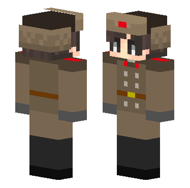 苏联军装Steve · 来源 littleskin.cn#100616 的 Minecraft 皮肤 预览图