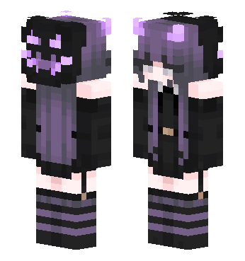 紫色恶魔 · 来源 littleskin.cn#68985 的 Minecraft 皮肤 预览图