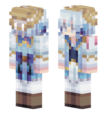 [原神] 神里凌华 | 花时来信 [CPS] · 来源 littleskin.cn#263879 的 Minecraft 皮肤 预览图